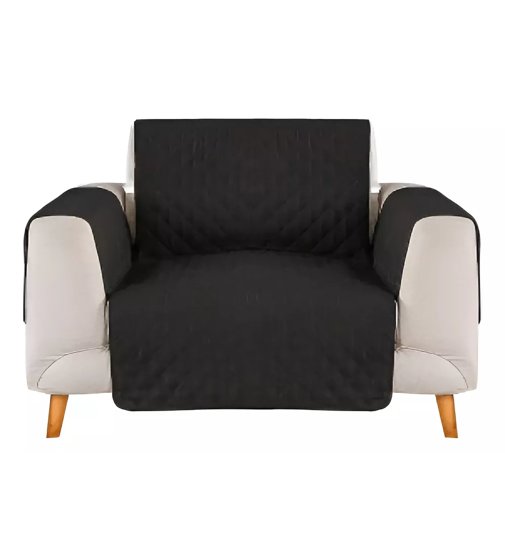 Fundas,cubre Sofa Sillon 1 Plaza Para Mascotas Reversible