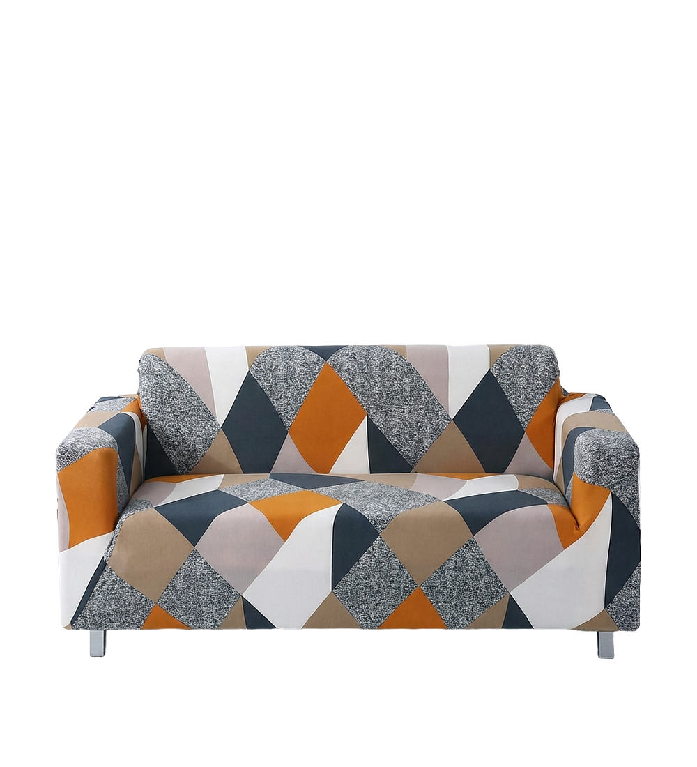 Cubre Sofá Elasticado De 3 Cuerpo Adaptable