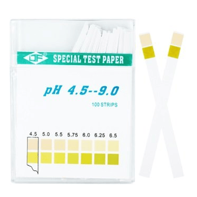 Papel pH (4.5 - 9.0) 100 Tiras