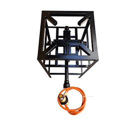 Fogón Con Quemador Cruz Alta Presión [Hasta 100 Litros] - ENTREGA A PARTIR DEL 20-02-26