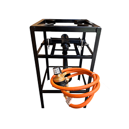 Fogón Con Quemador Cruz Alta Presión [Hasta 150 Litros] - ENTREGA A PARTIR DEL 20-02-26