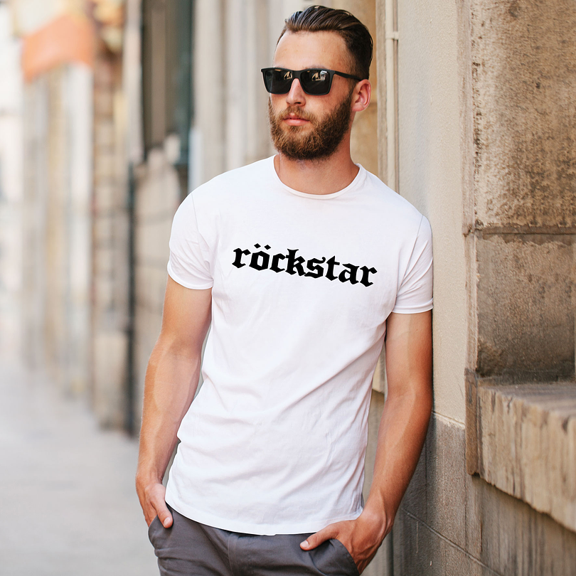 Polera premium Rockstar hombre 8