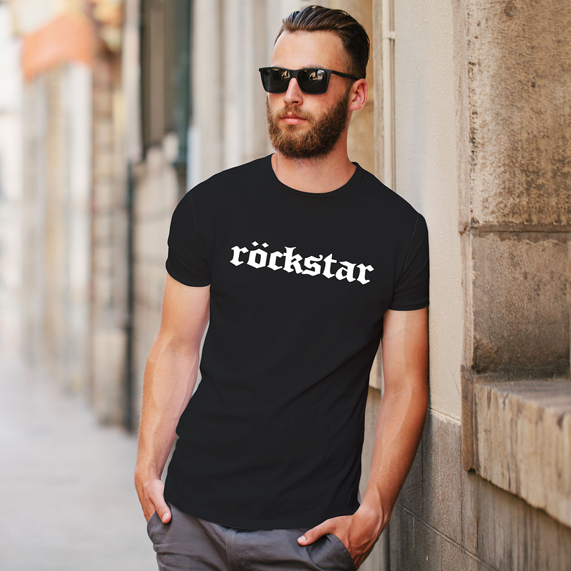 Polera premium Rockstar hombre 7