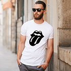 Polera premium Rolling Stones tongue hombre 5