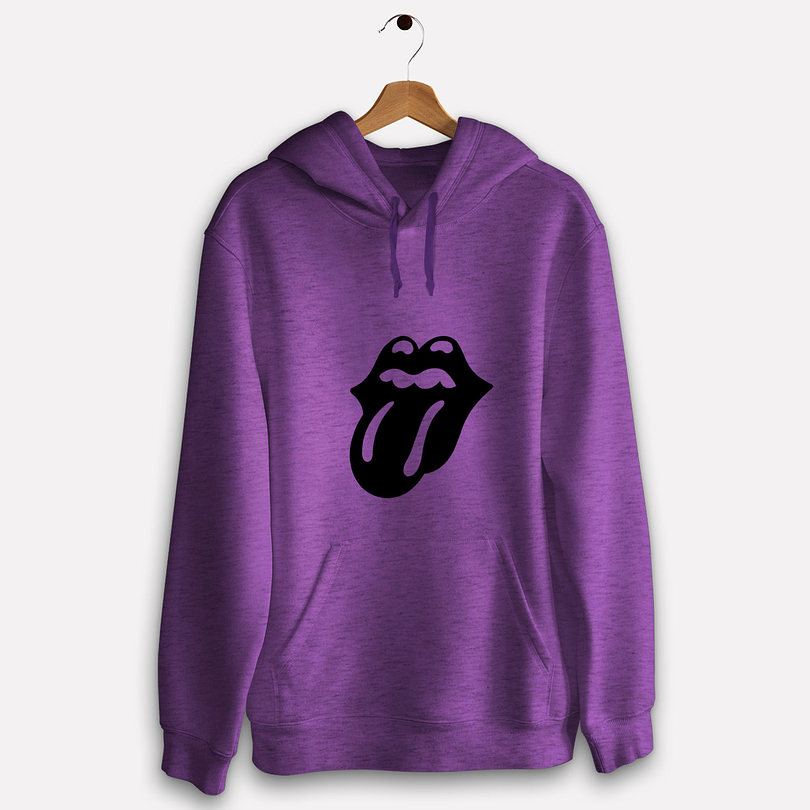 Poleron Rolling Stones tongue unisex 3