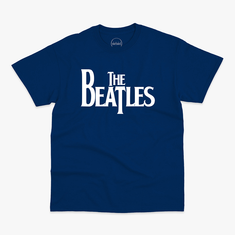 Polera premium The Beatles logo hombre 3