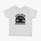 Polera Gato pew pew niños 6