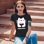 Polera premium Gato Catpuchino mujer 6