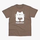 Polera premium Gato Catpuchino hombre 4
