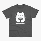 Polera premium Gato Catpuchino hombre 2