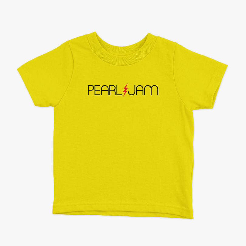 Polera Pearl Jam logo niños 3