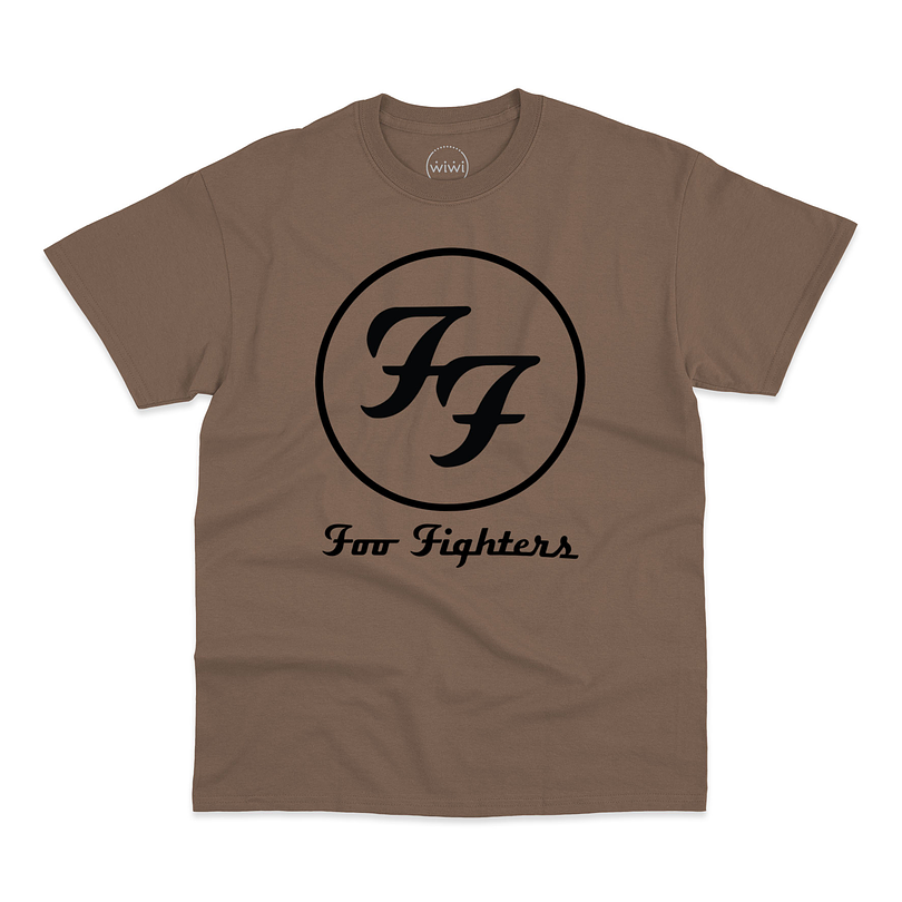 Polera premium Foo Fighters logo hombre 4