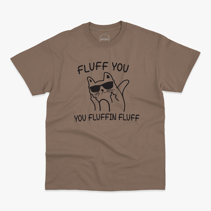 Polera premium Gato Fluff you hombre 4