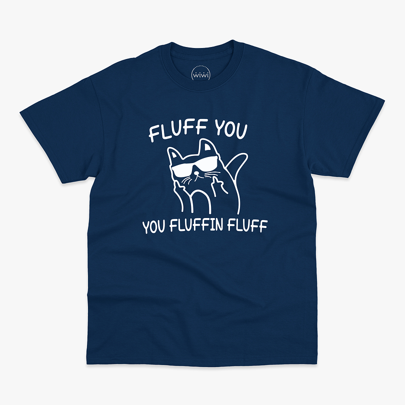 Polera premium Gato Fluff you hombre 3