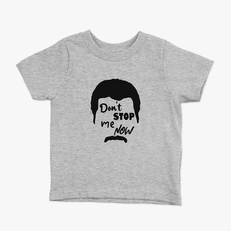 Polera Freddie Mercury song niños 6