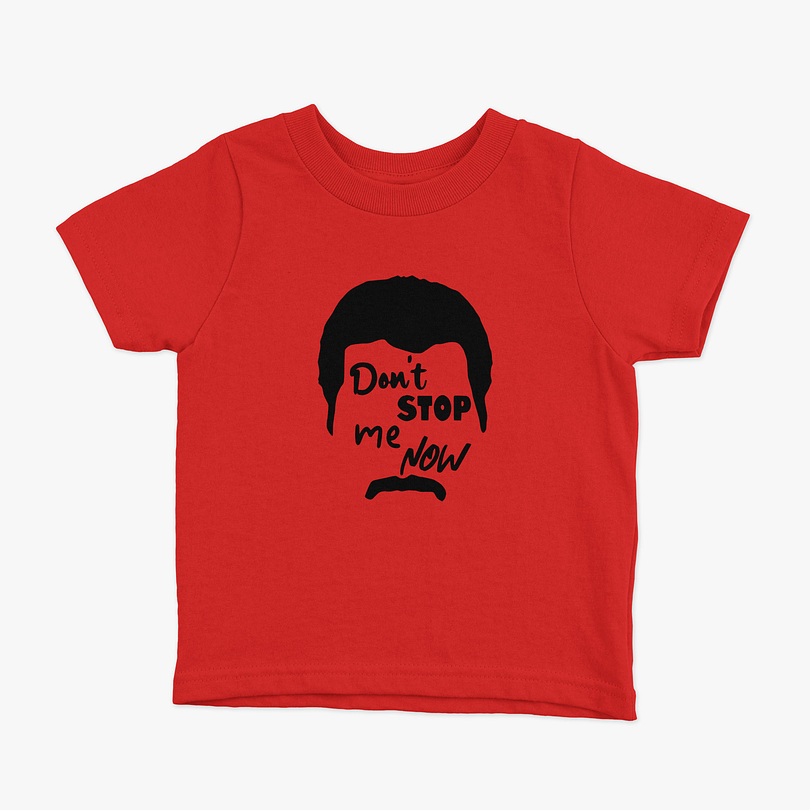 Polera Freddie Mercury song niños 3