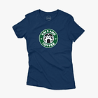 Polera premium Gato Cats and coffee mujer 3