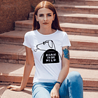 Polera premium Perro born to be wild mujer 6