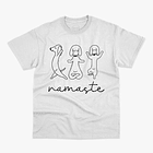 Polera premium Perro namaste yoga hombre 6