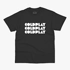 Polera premium Coldplay logo hombre 1