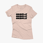 Polera premium Coldplay mujer 4