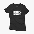 Polera premium Coldplay mujer 1