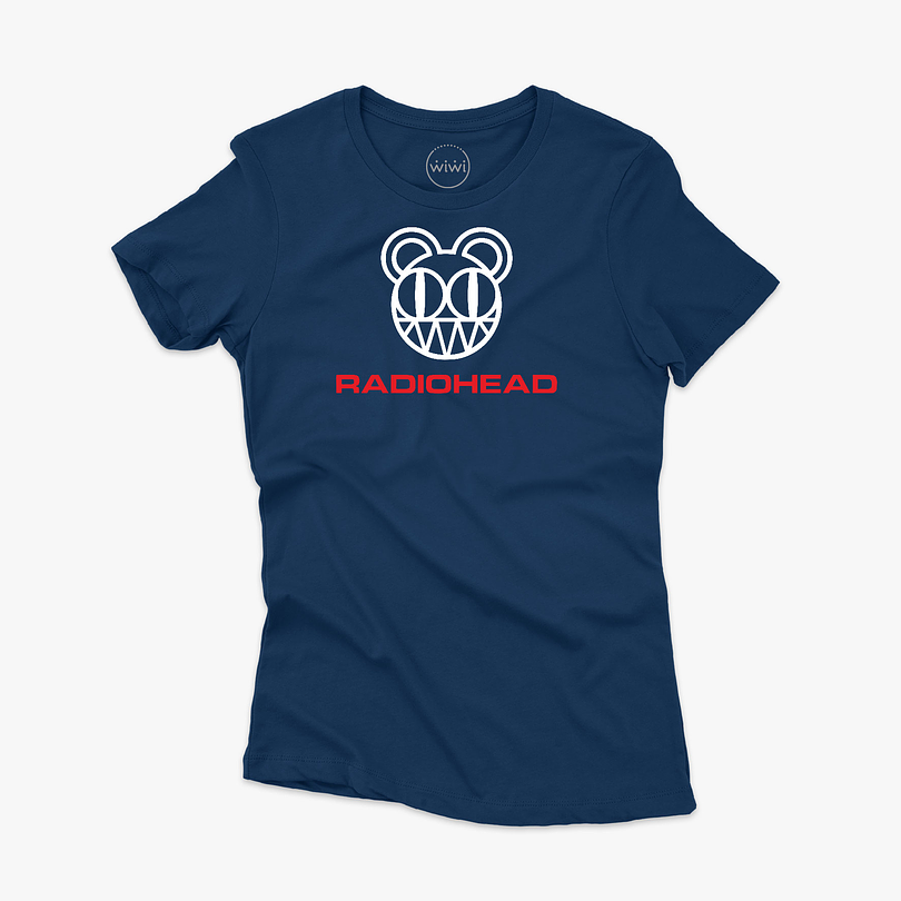 Polera premium Radiohead bear mujer 3