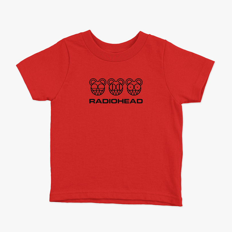 Polera Radiohead logo niños 3