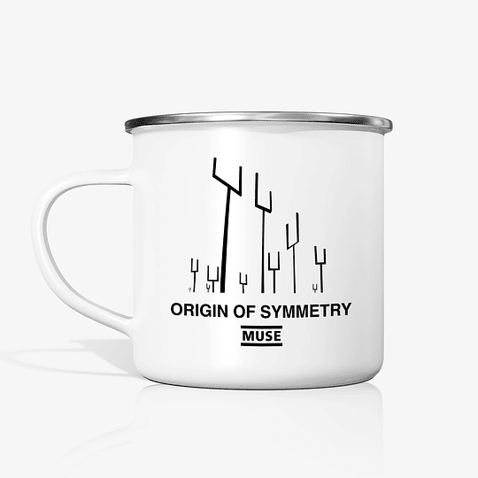 Taza Muse origin of symmetry metalica enlozada