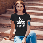 Polera premium Muse logo mujer 7