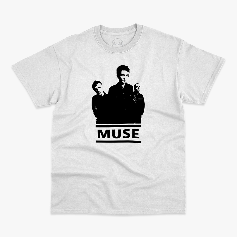 Polera premium Muse band hombre 4