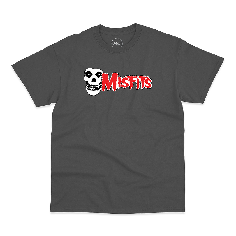 Polera premium Misfits logo H hombre 2