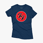 Polera premium Foo Fighters cercle color mujer 3