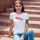 Polera premium Judas Priest logo mujer 6
