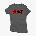 Polera premium Slipknot logo mujer 2
