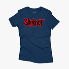 Polera premium Slipknot logo mujer 3