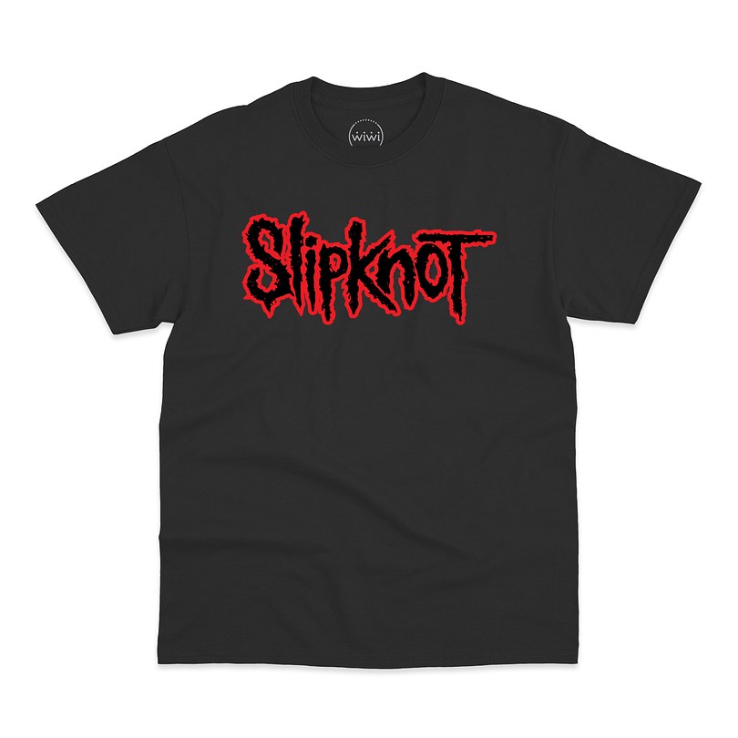 Polera premium Slipknot logo hombre 1