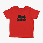 Polera Black Sabbath logo niños 3