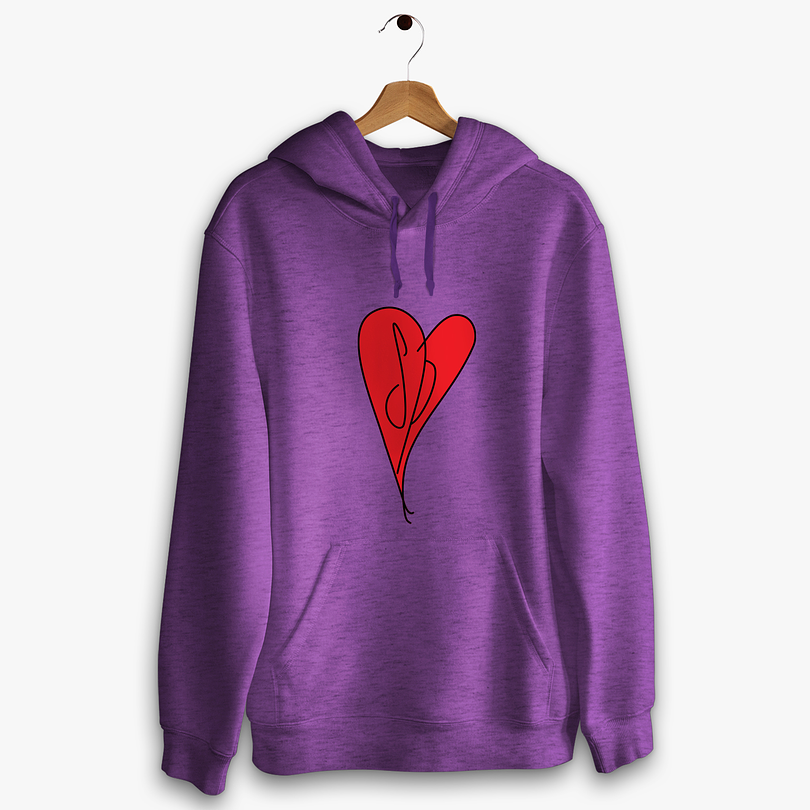 Poleron The Smashing Pumpkins heart unisex 4