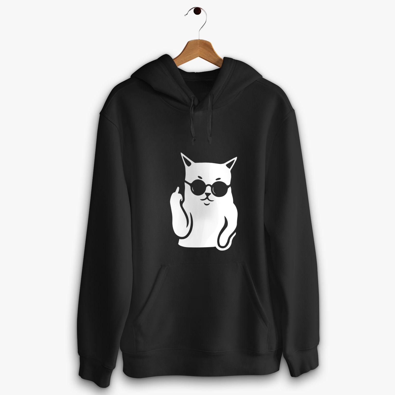 Poleron Gato rebelde unisex