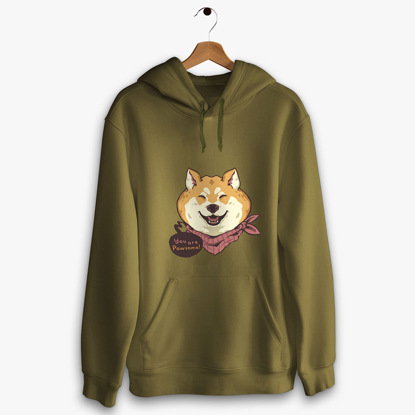 Poleron Akita pawsome unisex 3