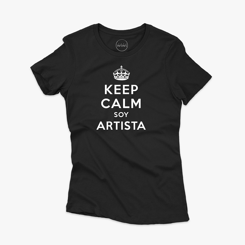 Polera premium Soy Artista mujer 1