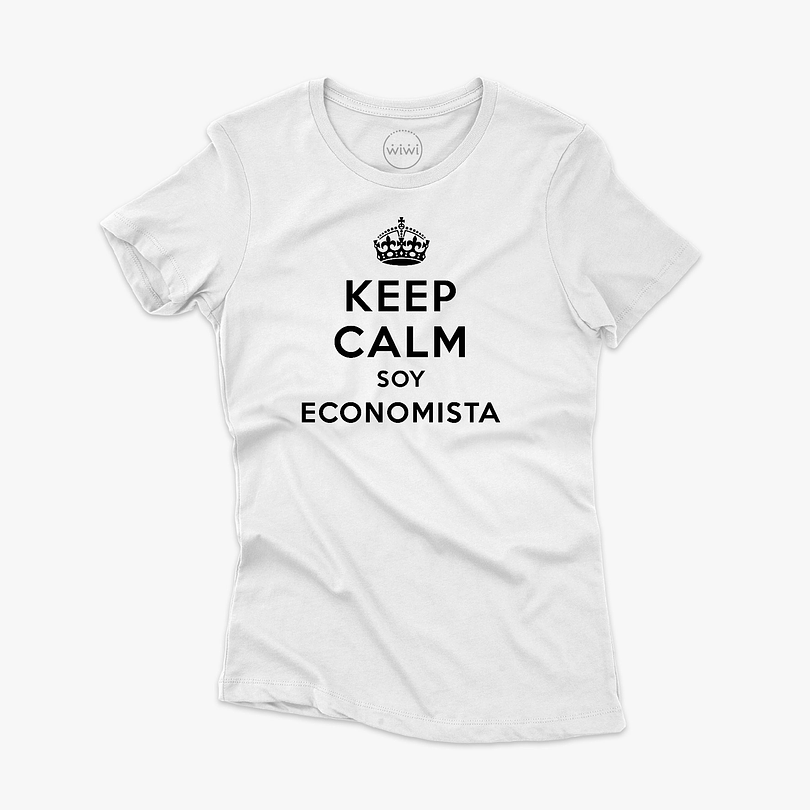 Polera premium Soy Economista mujer 5