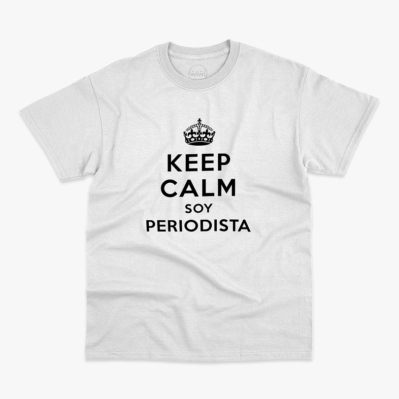 Polera premium Soy Periodista hombre 6