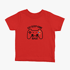 Polera Eat sleep game niños 3