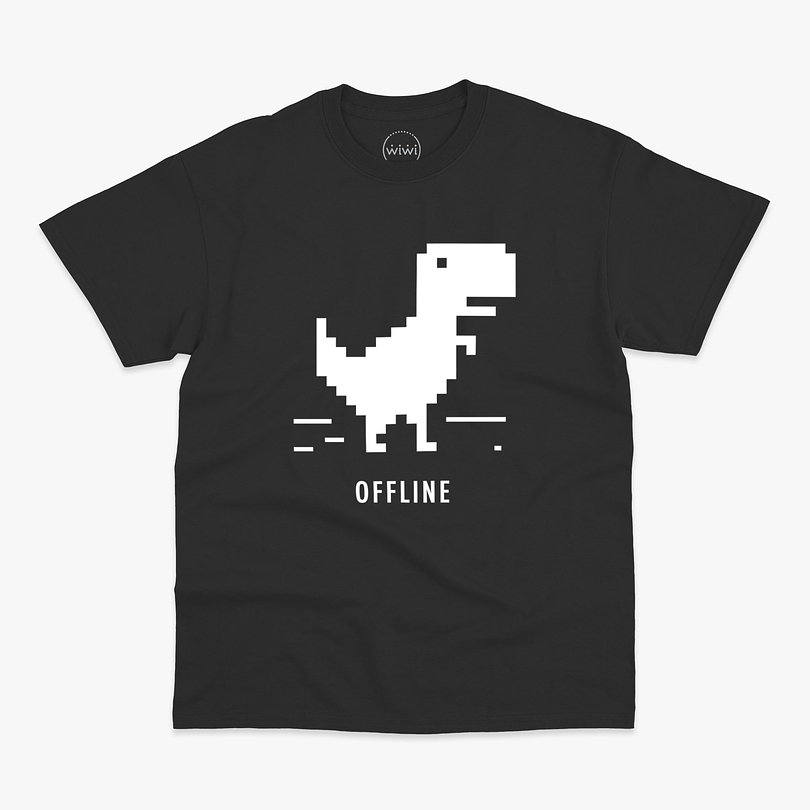 Polera premium T-Rex Off Line hombre 1