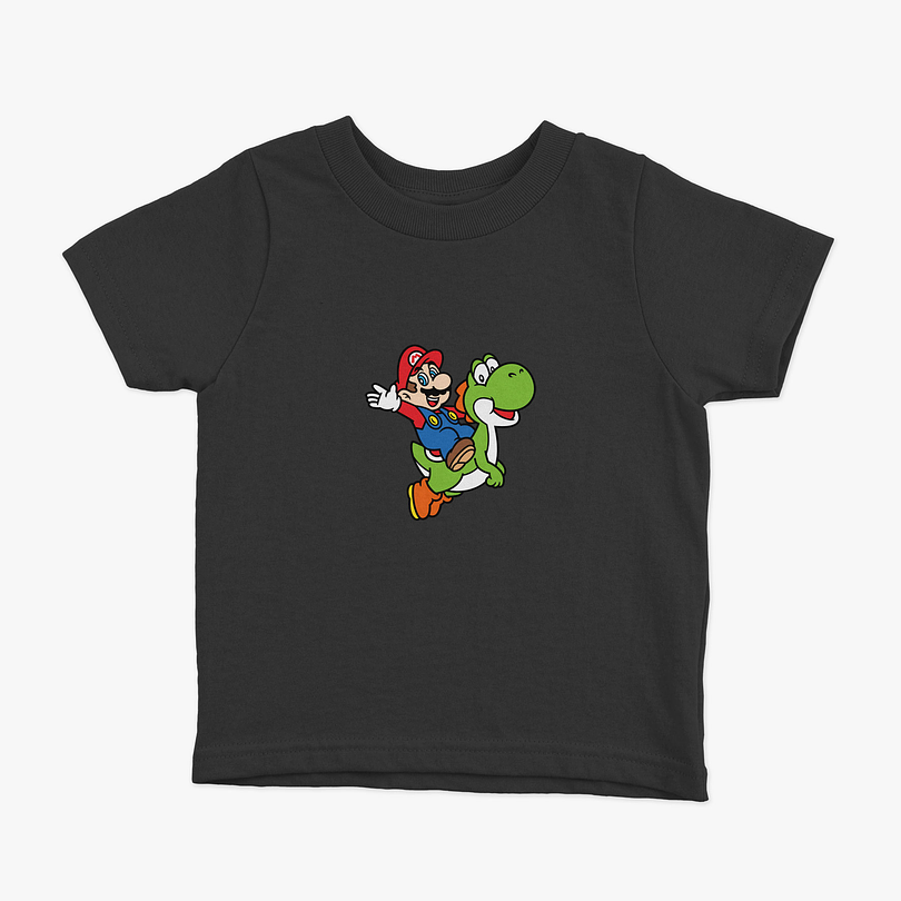 Polera Mario Yoshi niños 1