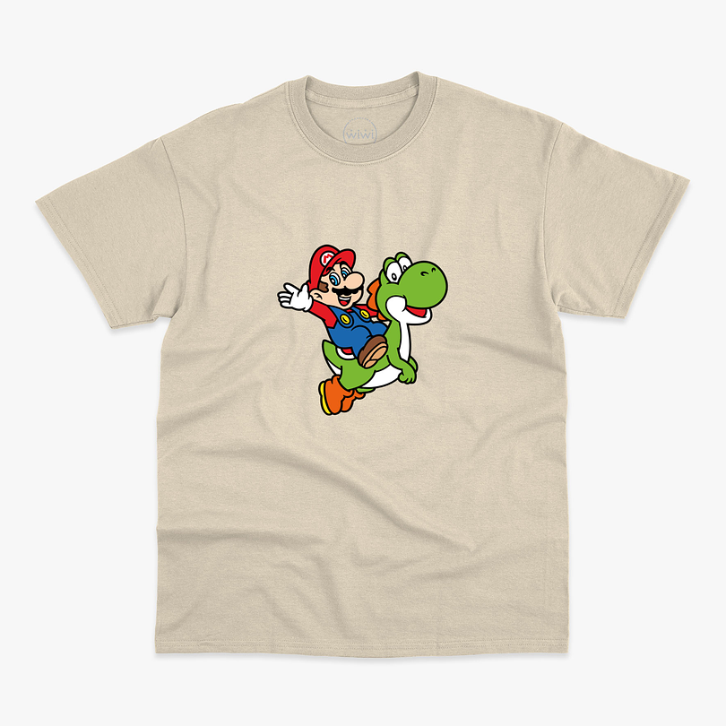 Polera premium Mario Yoshi hombre 5