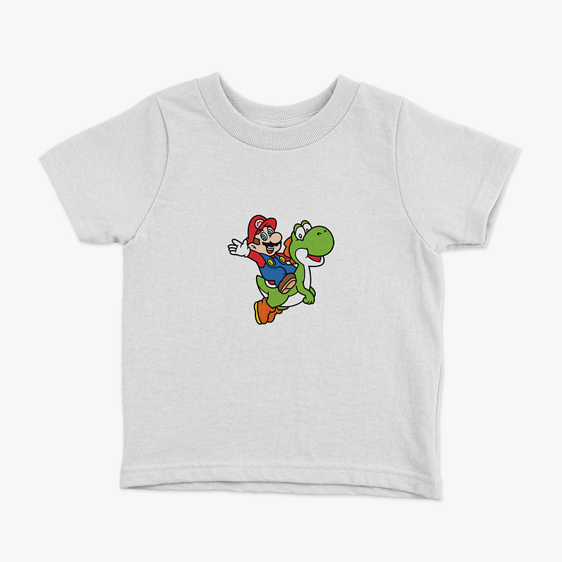 Polera Mario Yoshi niños 7