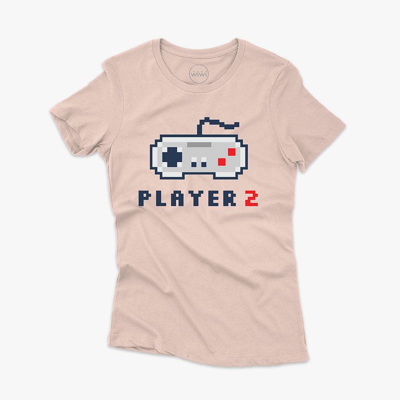 Polera premium Player 2 control mujer 4